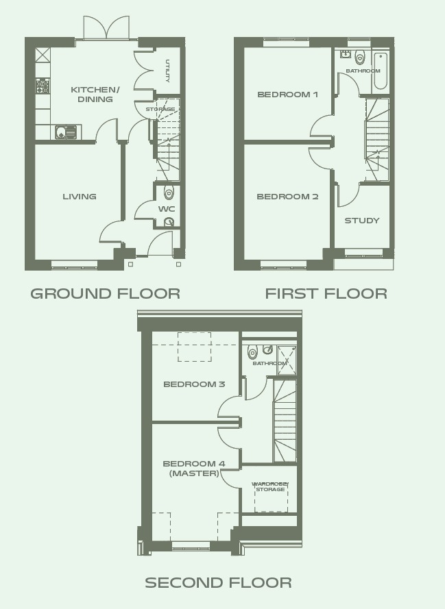 13 Francis Avenue, Aylesbury, Buckinghamshire floorplan