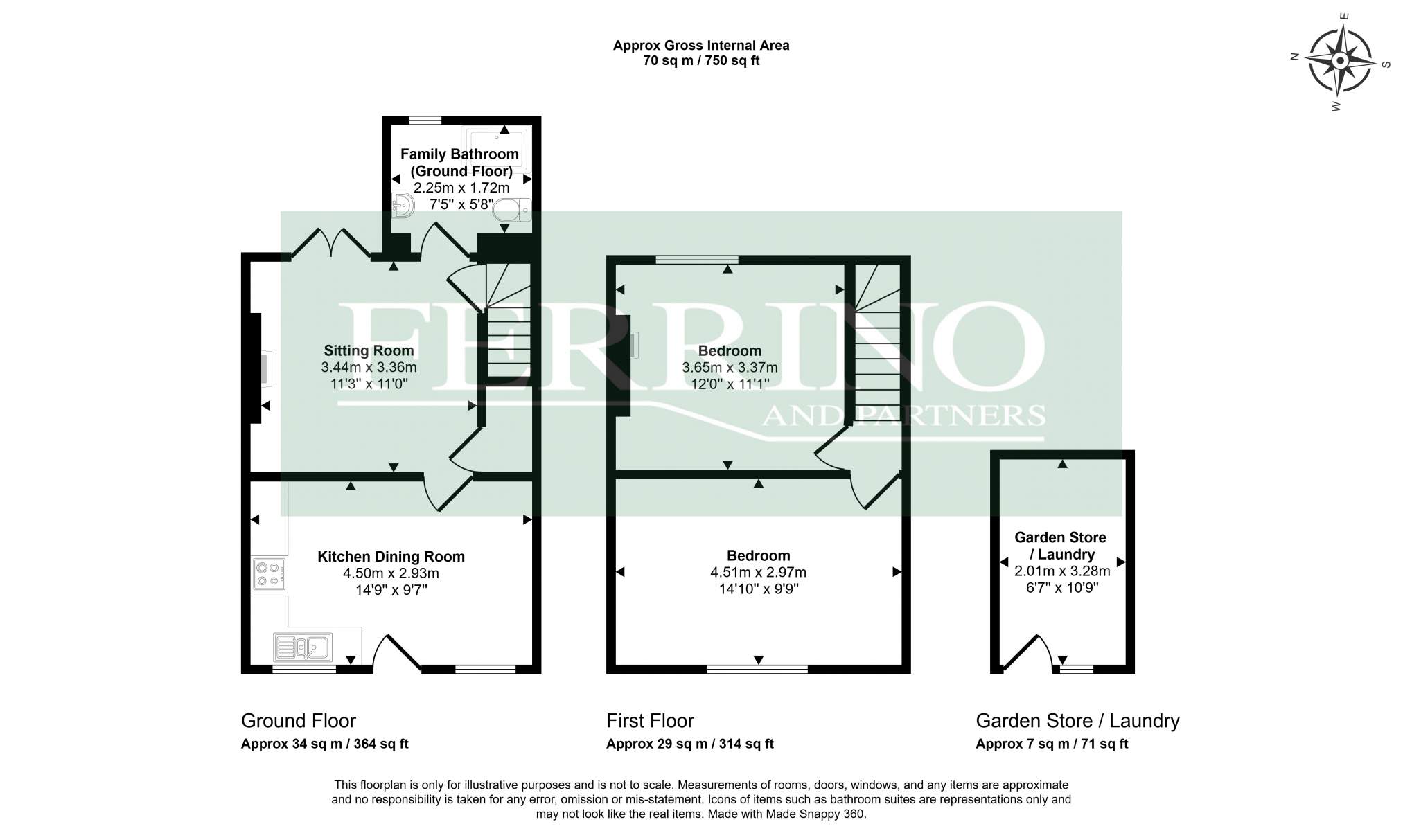Ediths Cottage, 4 Hughes Terrace, Lydney floorplan