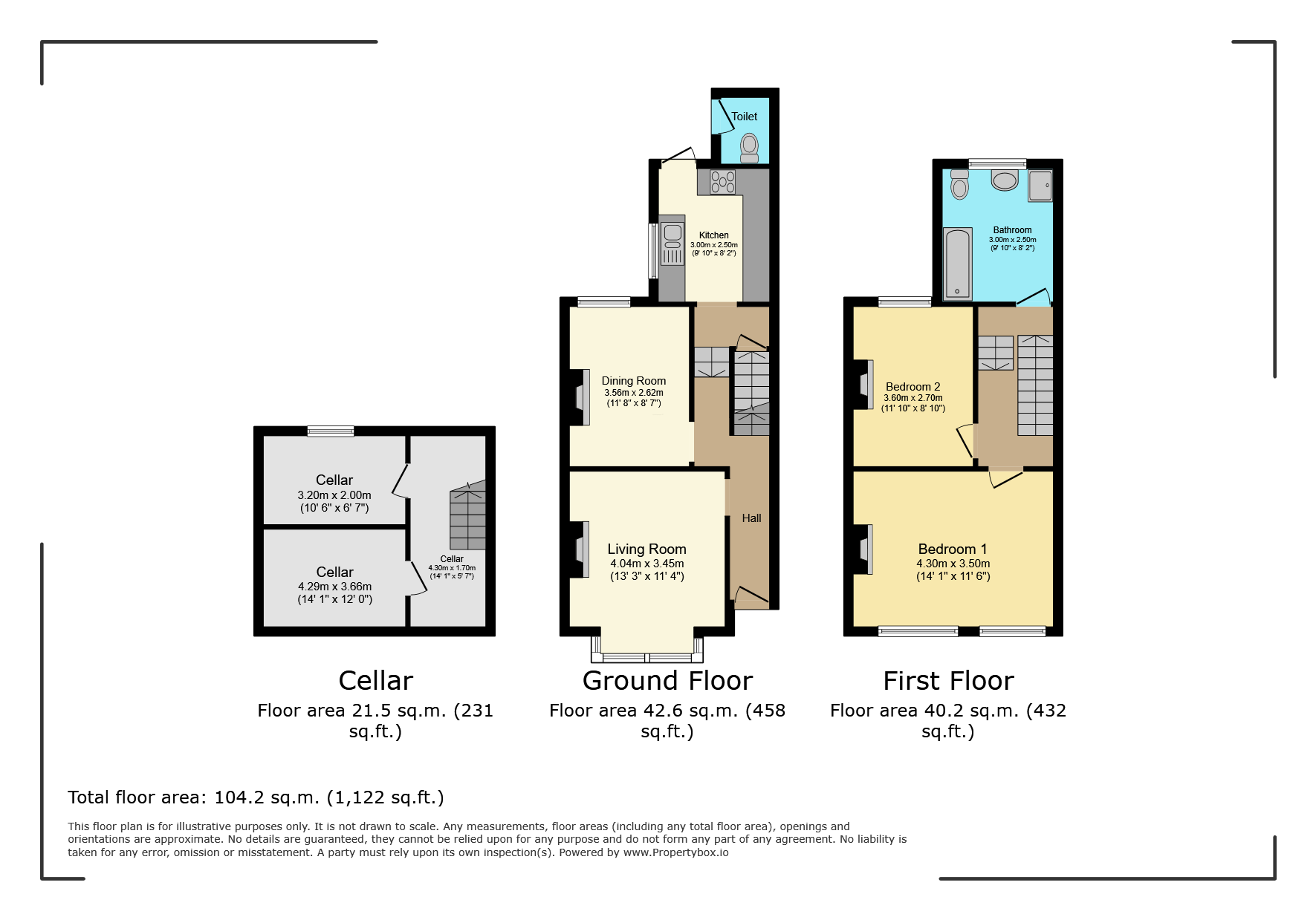 6, Gladstone Road, Hertfordshire floorplan