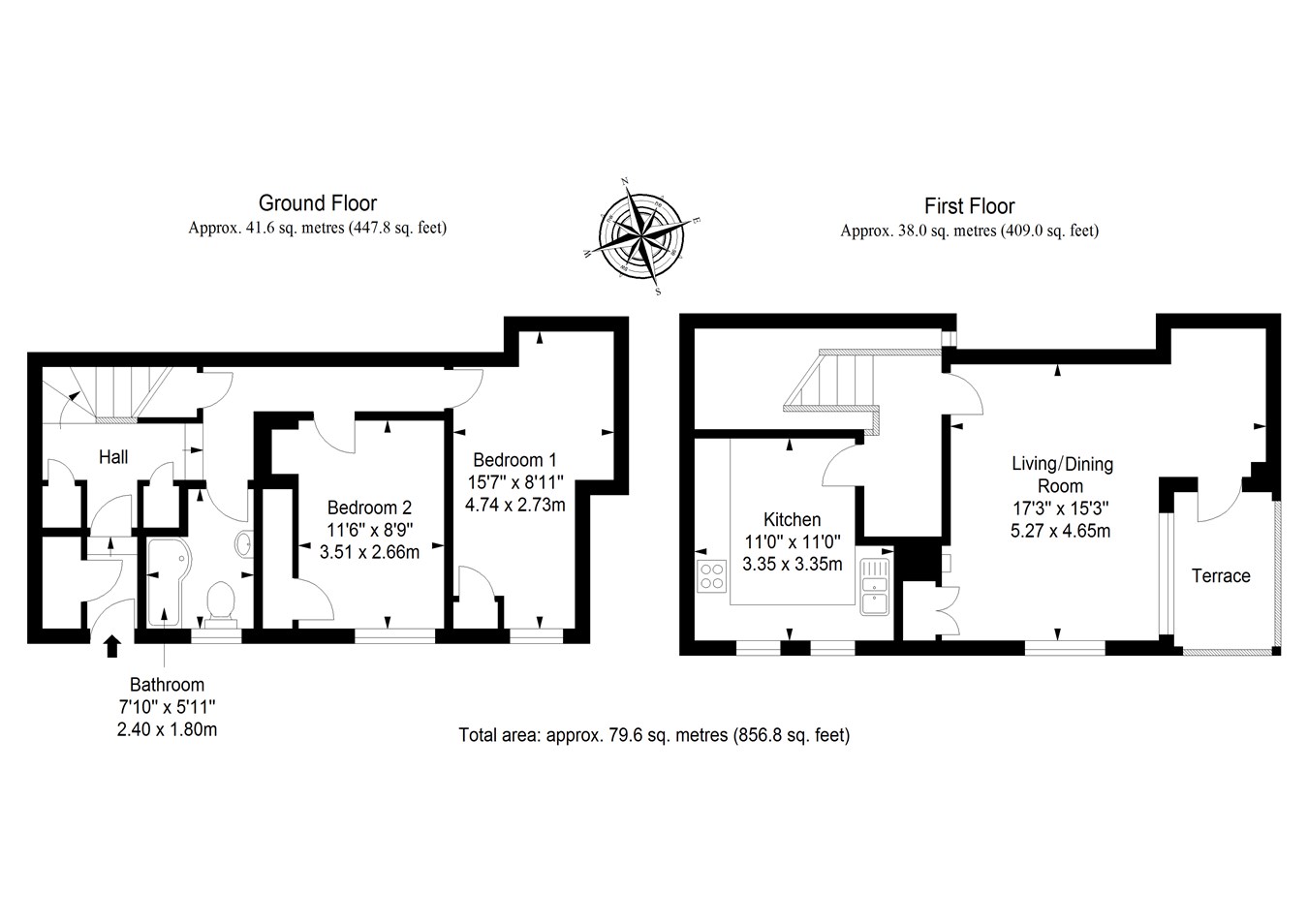 Gregory Place, St Andrews KY16, 2 bedroom terraced house for sale