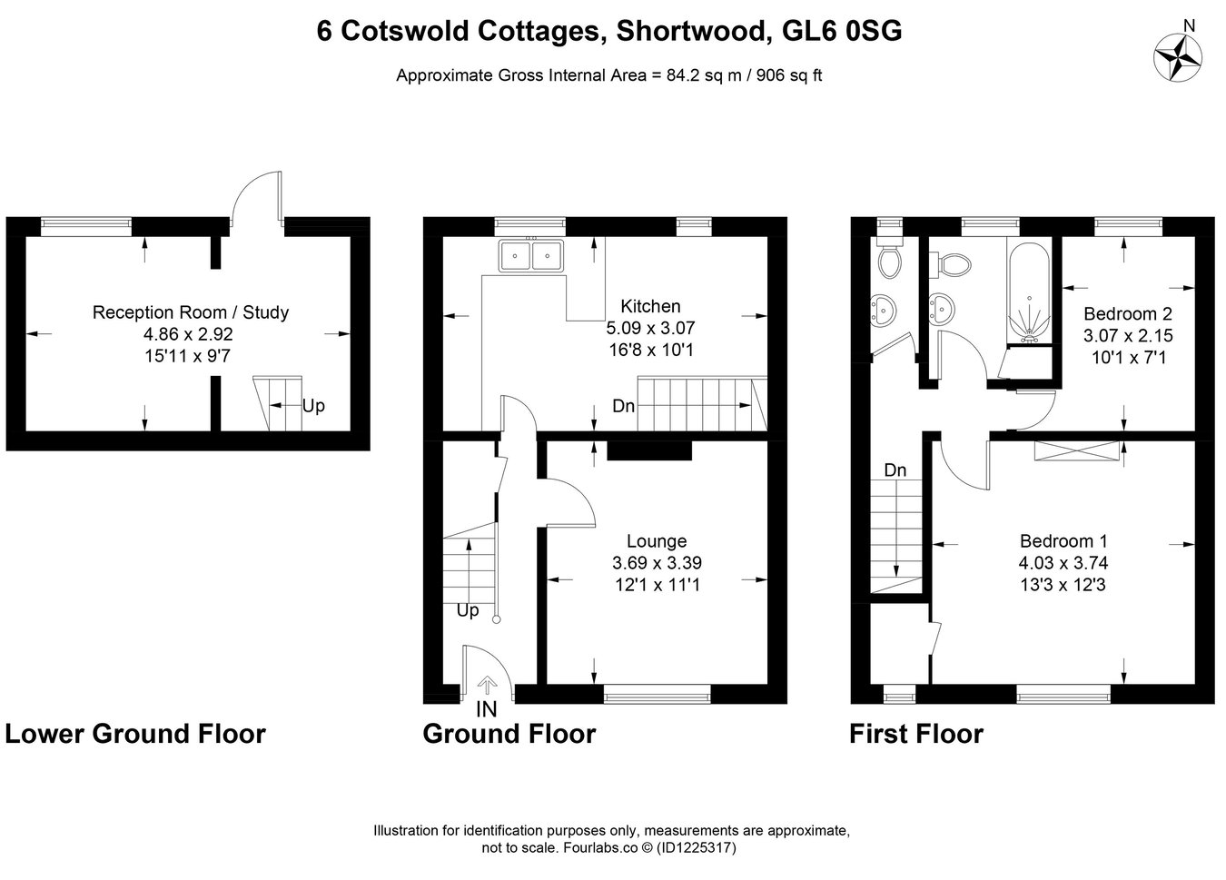 6, Cotswold Cottages, Nailsworth floorplan