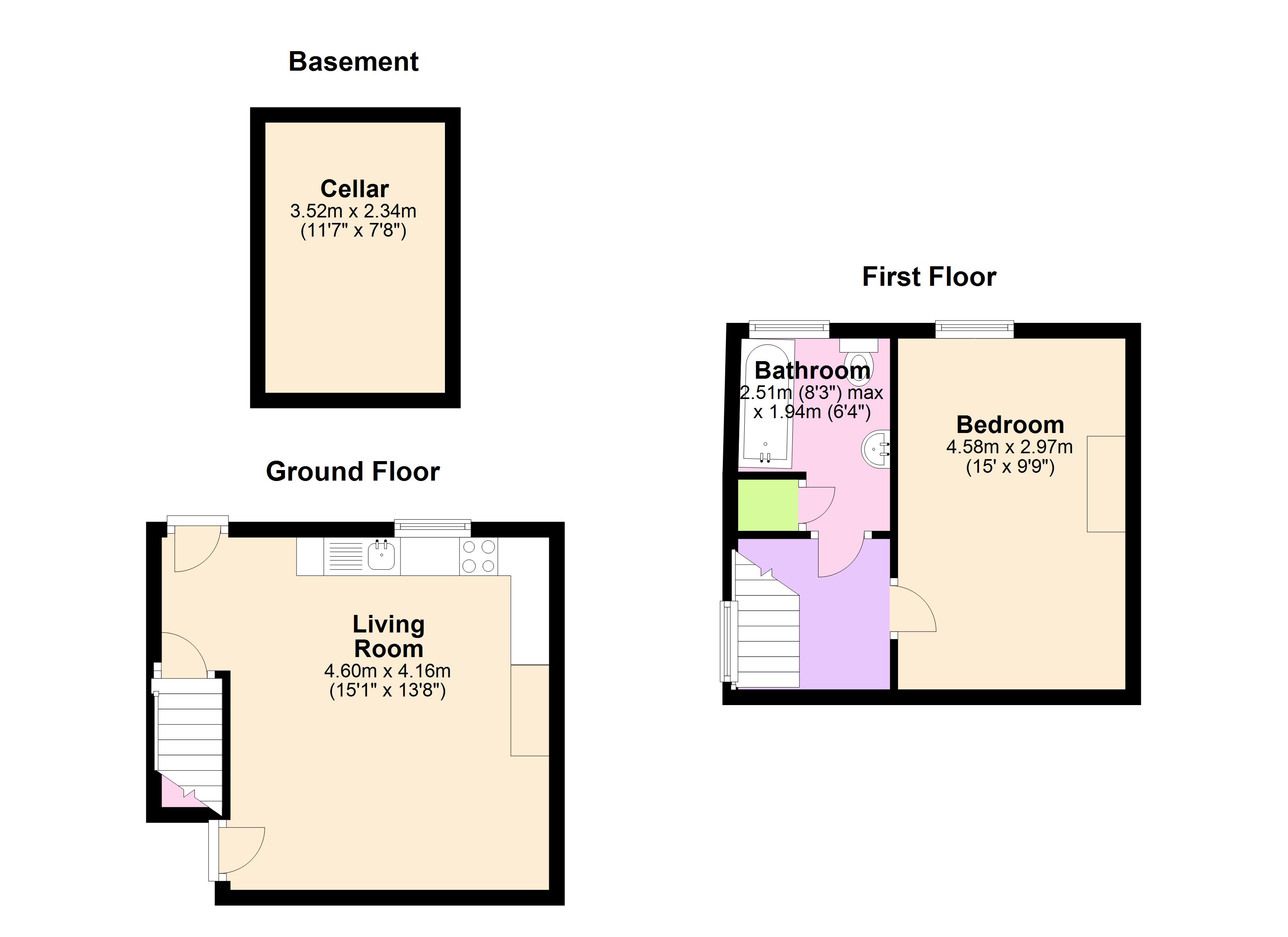 1 Bedrooms Terraced house for sale in Edge Lane, Thornhill, Dewsbury WF12