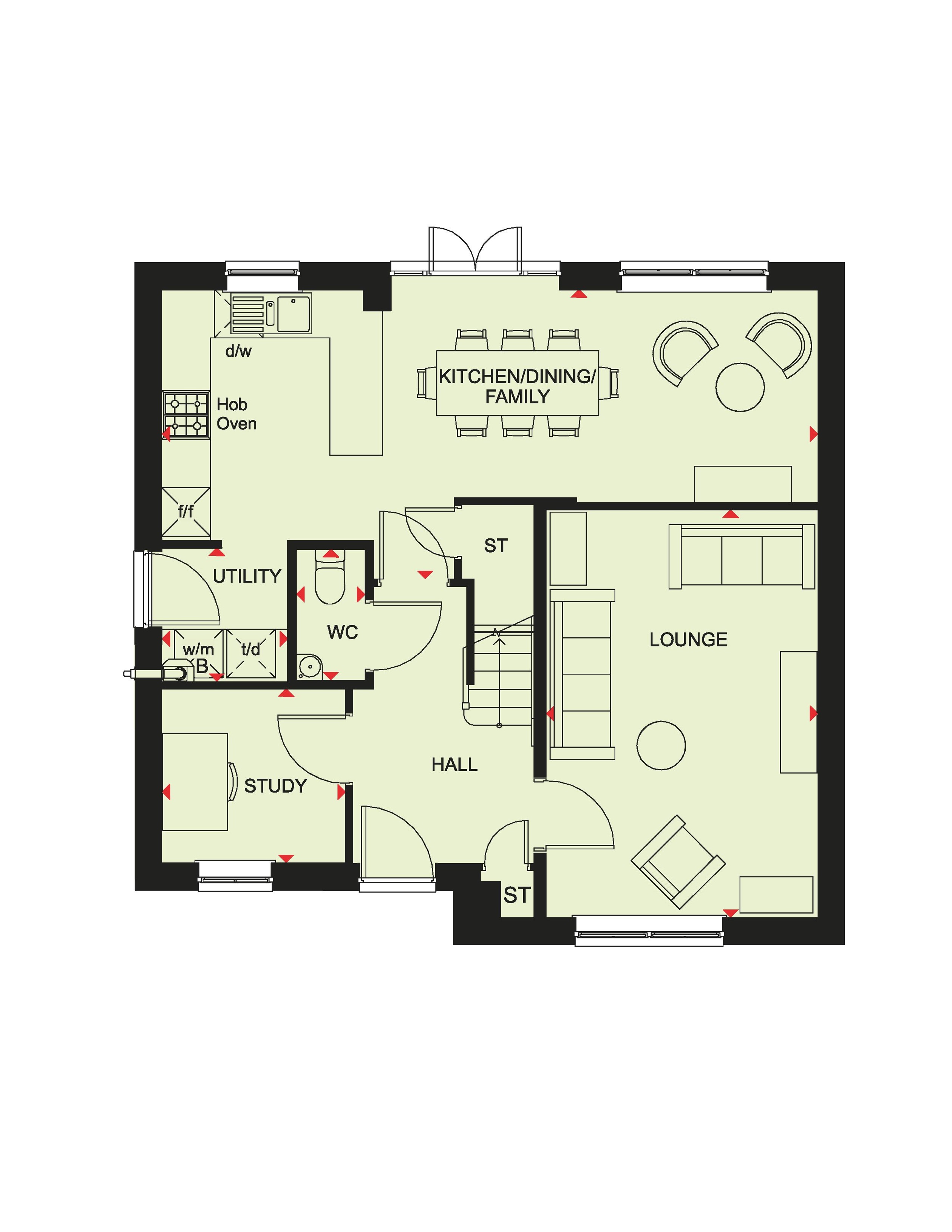 H930880, Grimston Road, South Wootton, King's Lynn floorplan