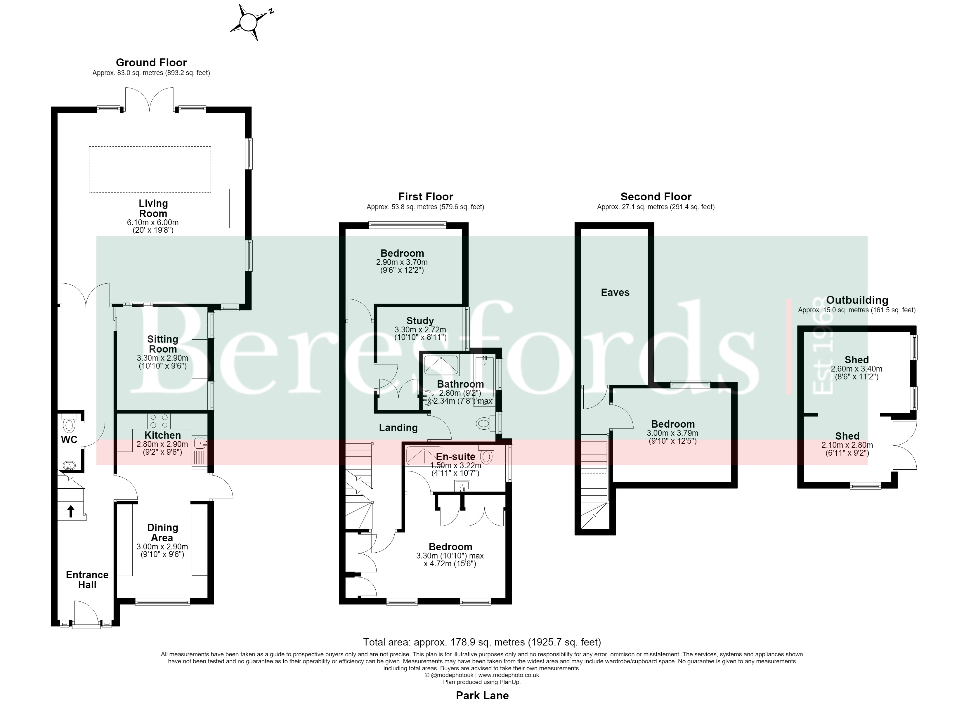 26, Park Lane, Billericay floorplan