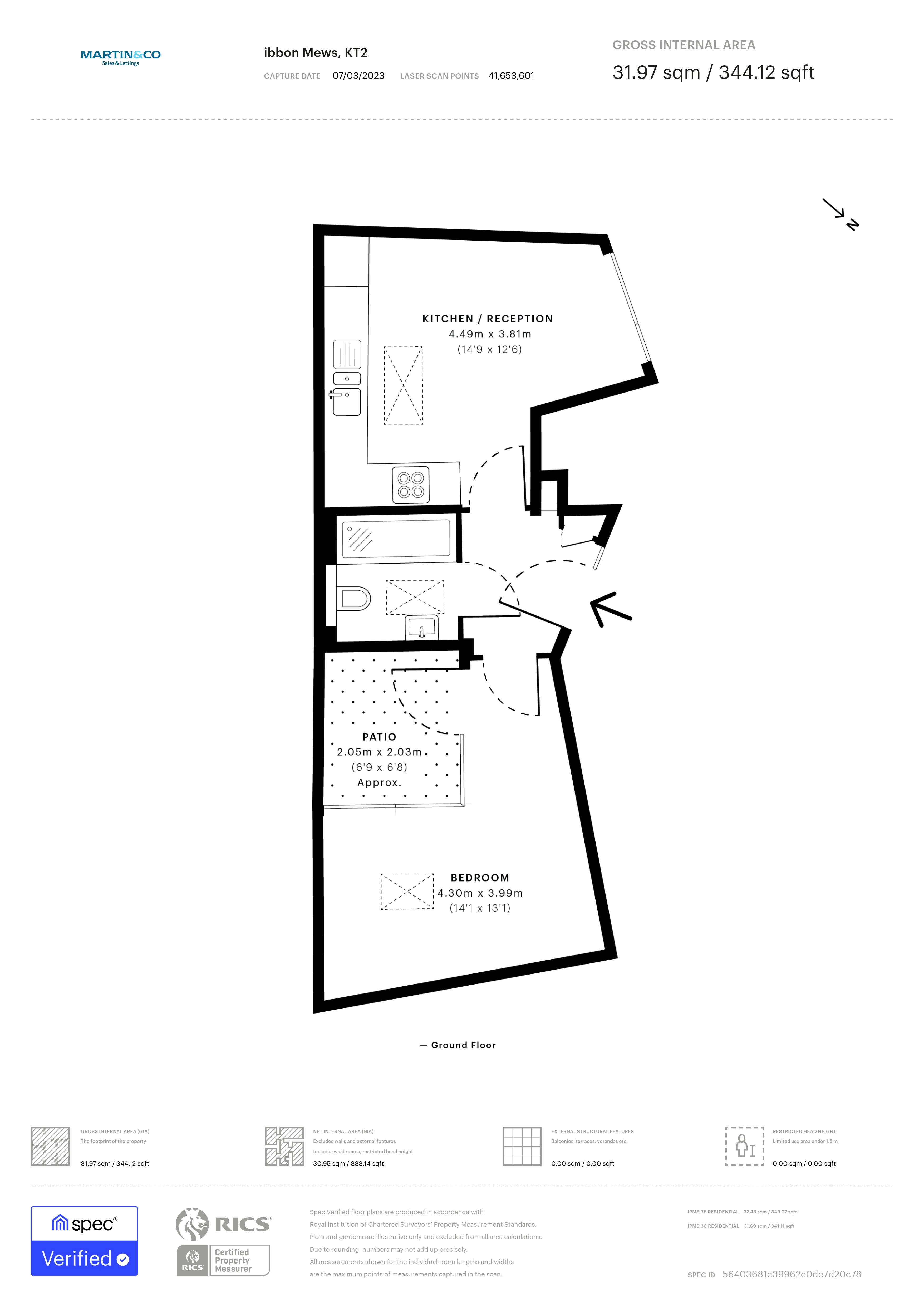 6, Gibbon Mews, Kingston floorplan