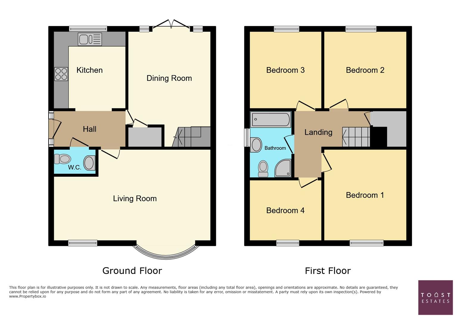 6, Redwood Close, Hartlepool floorplan