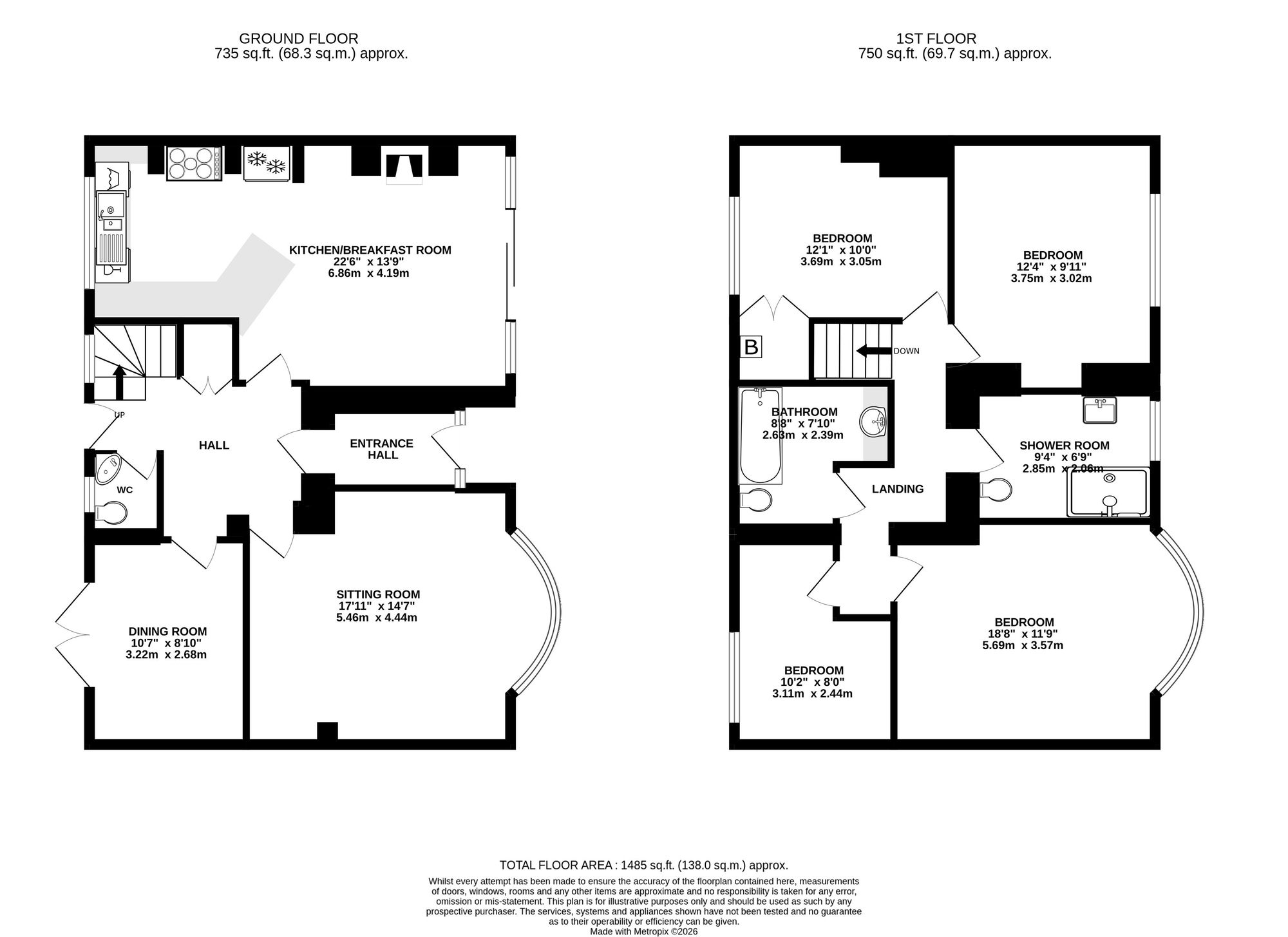 29 Castle Drive, Falmouth floorplan
