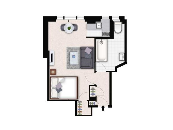 39,Flat 68, Hill Street, London floorplan