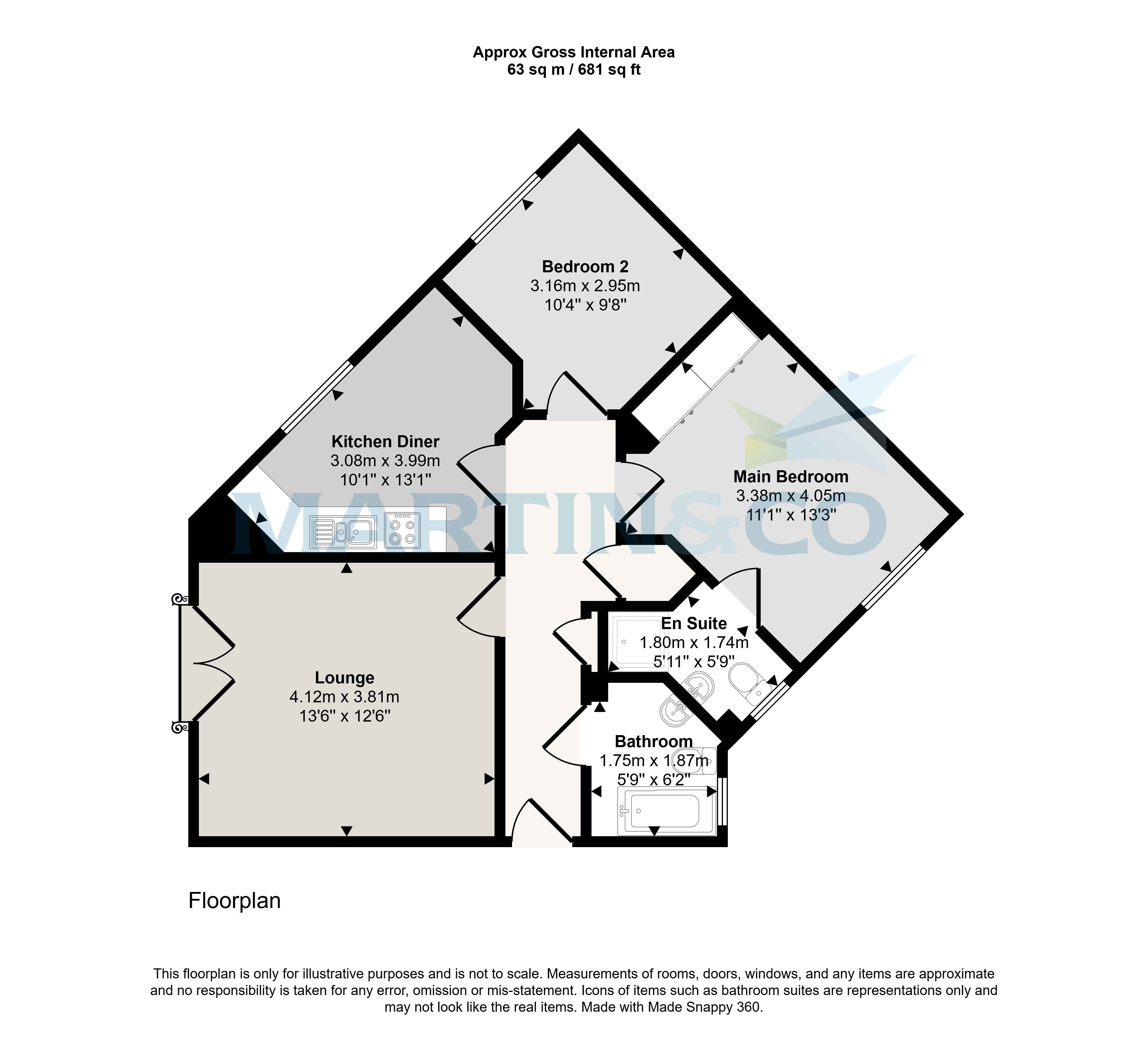 22, Tunbridge Way, Ashford floorplan