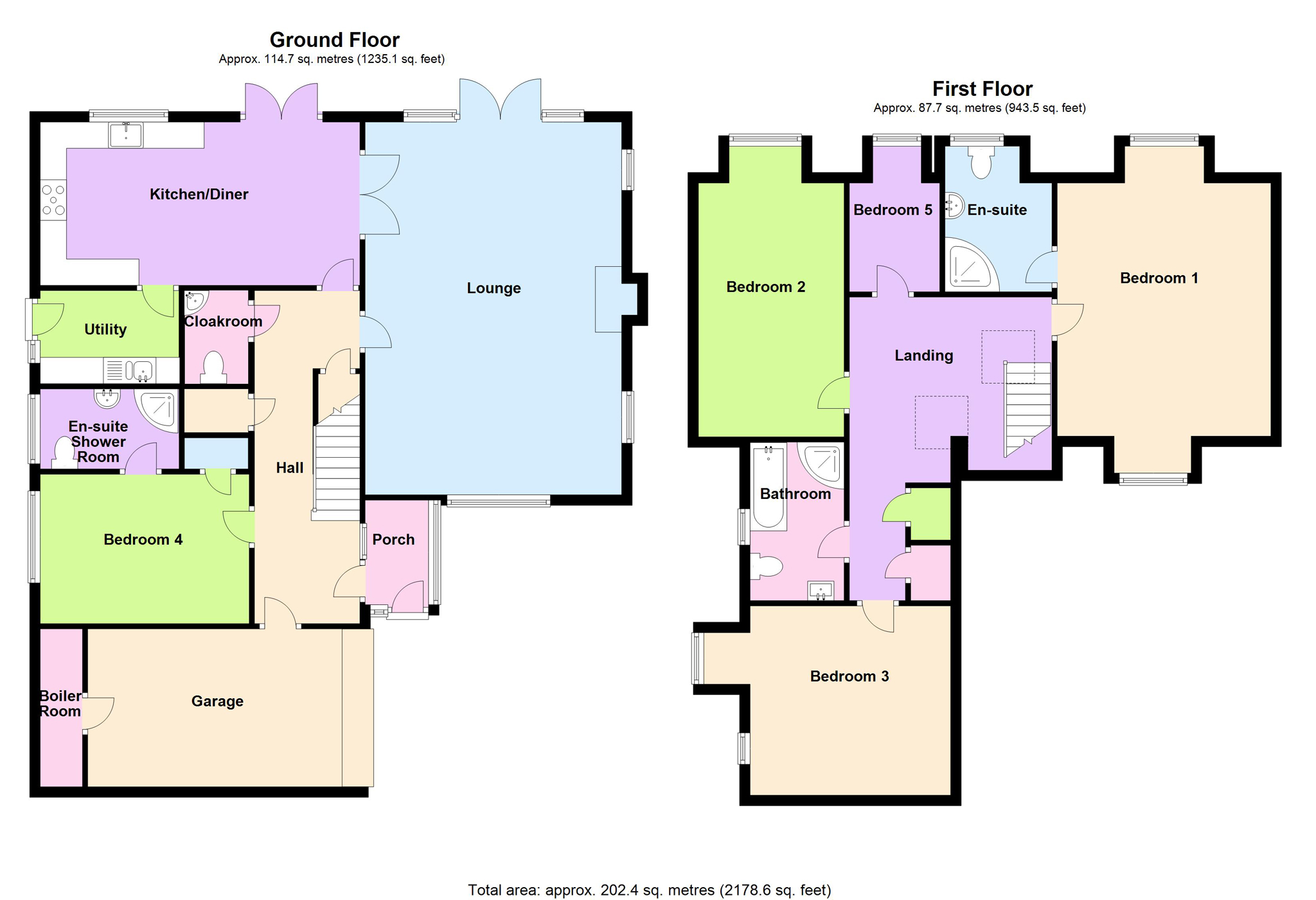 5 Bedrooms Detached house for sale in Broadway, Fairlight, Hastings, East Sussex TN35