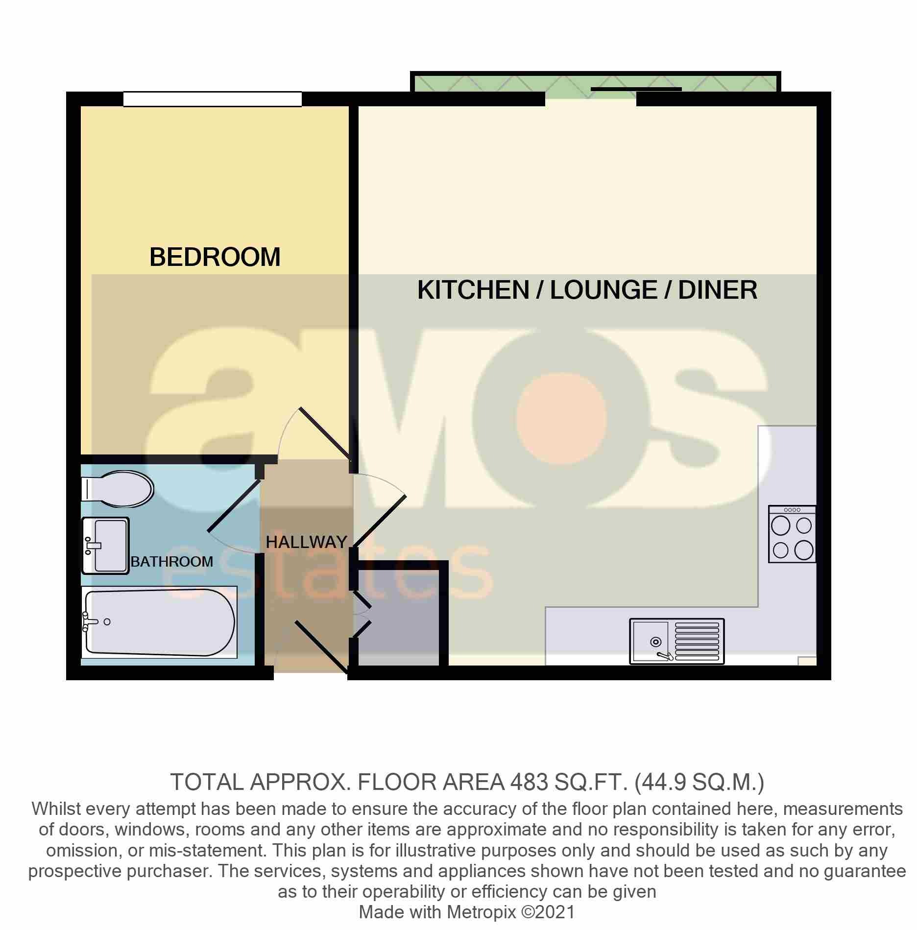 Flat 5, 325 London Road, Benfleet floorplan