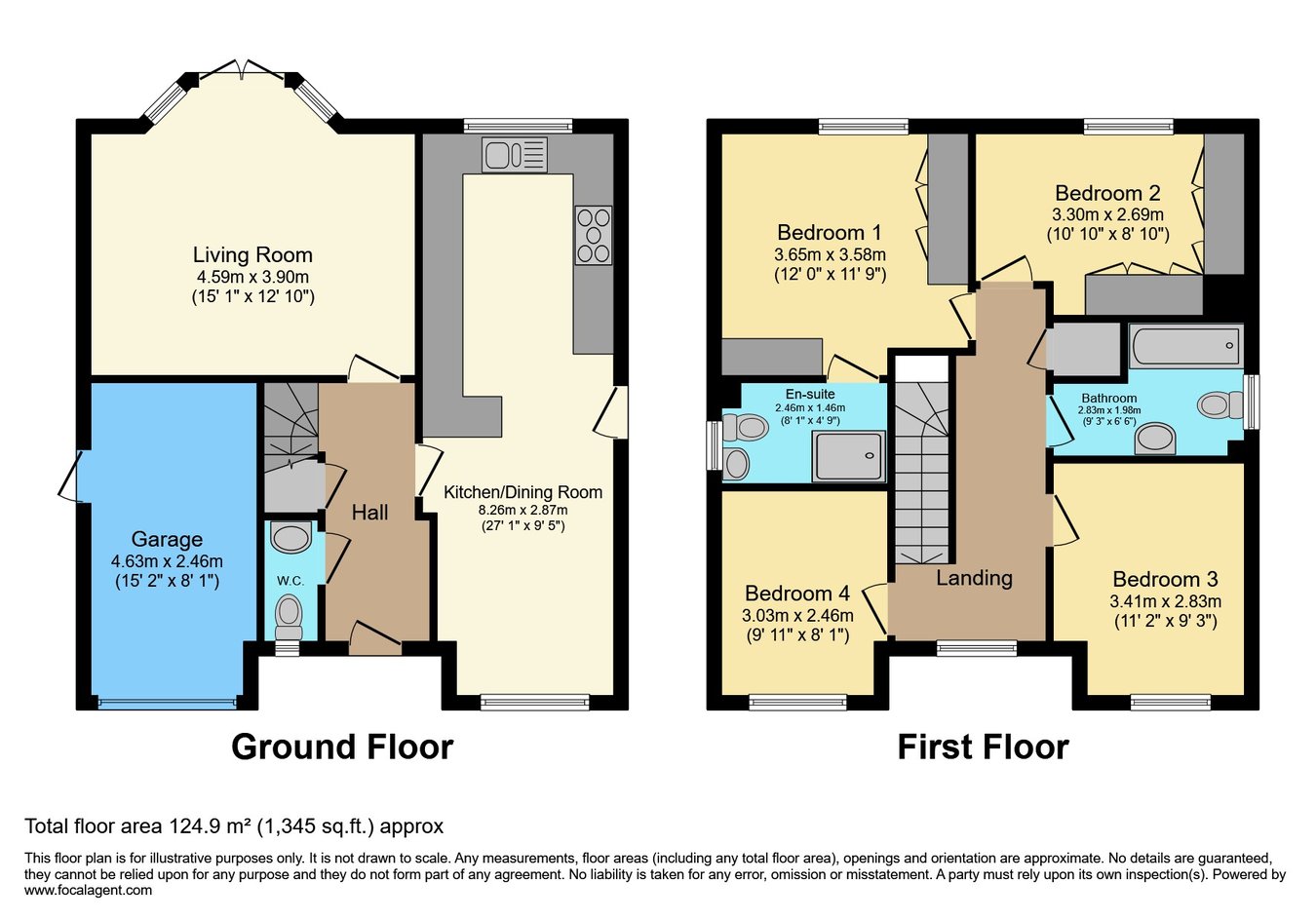 15, Britannia Gardens, Stourport-on-Severn floorplan