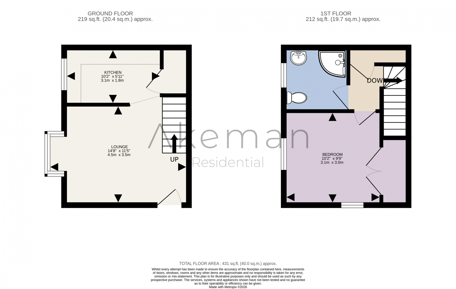 Luton floorplan