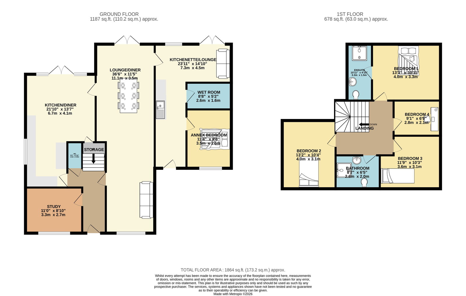 38, Scholars Close, March floorplan