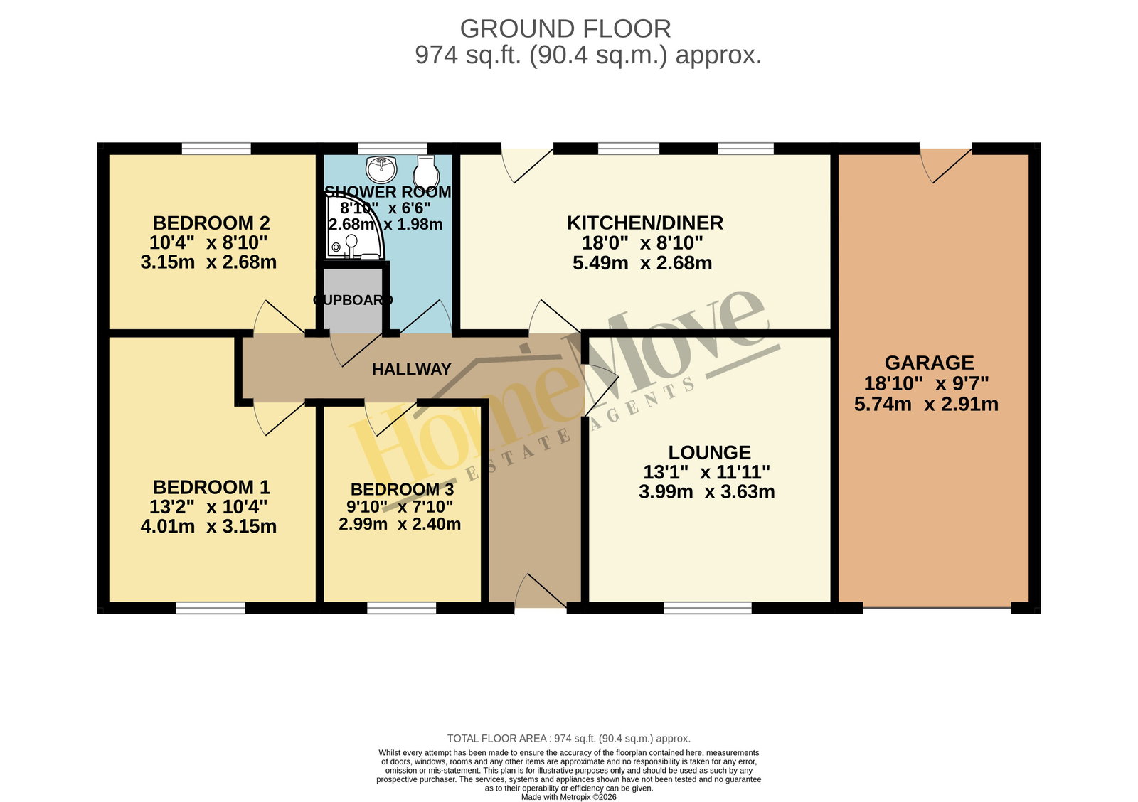 1, Gleneagles Drive, Skegness floorplan