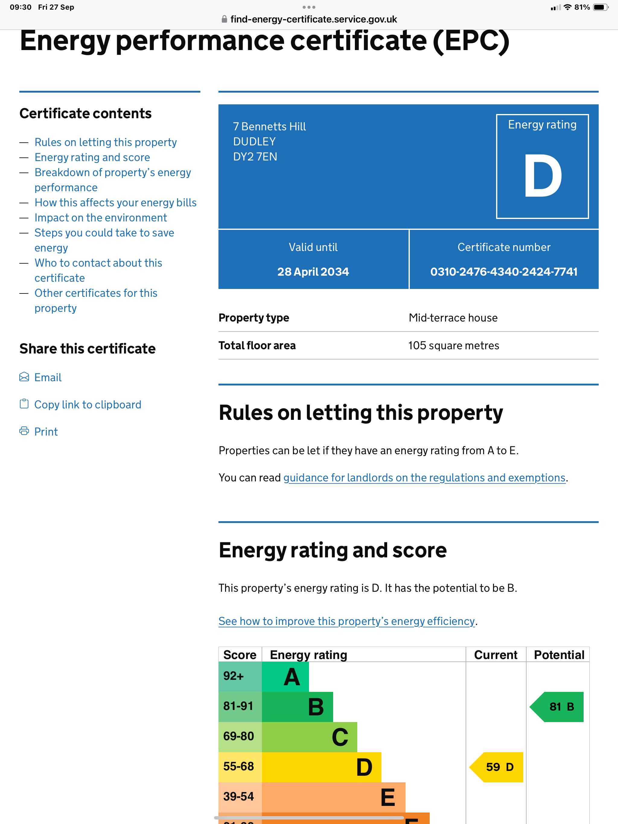 Hill, Dudley DY2, 3 bedroom terraced house for sale 68416080