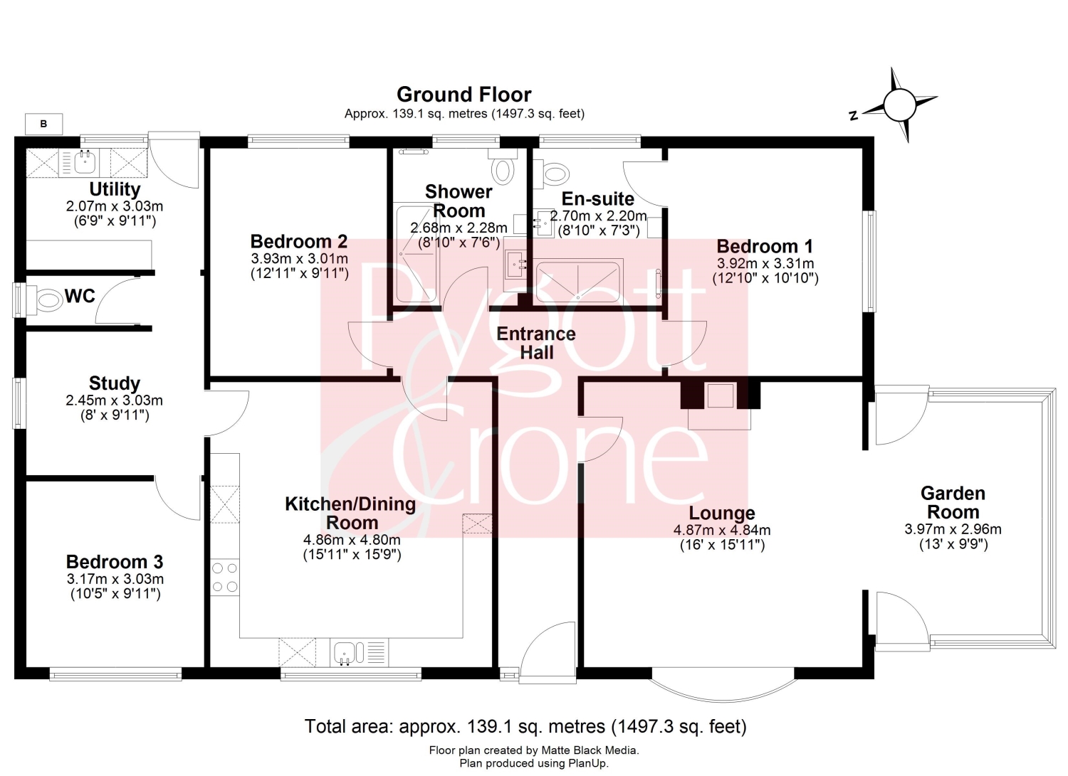 Cosmor, Fen Road, Boston floorplan