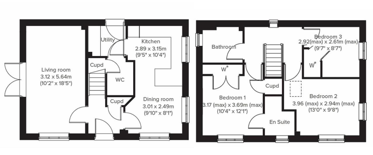 The Barnwood, plot 137, Trehenlis Gardens, Helston floorplan