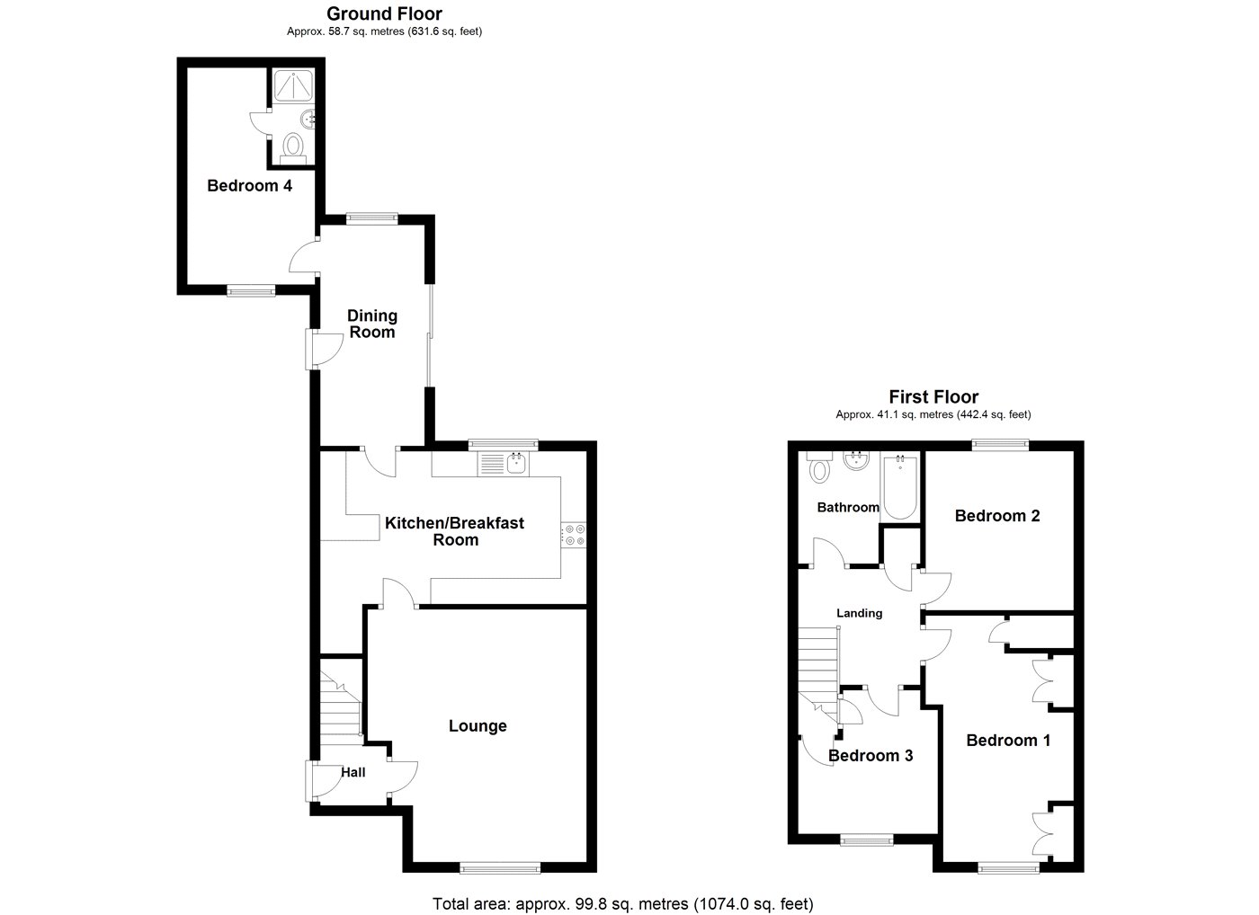 Park Lea, Ruskington, Sleaford, Lincolnshire NG34, 4 bedroom semi