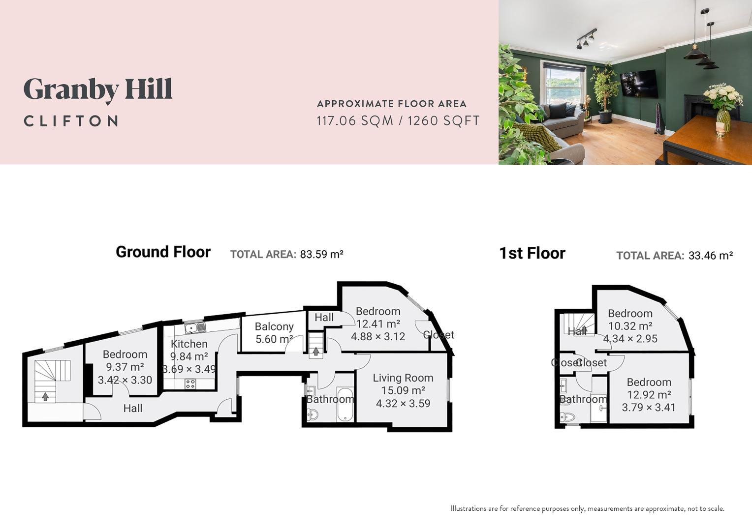 1, Flat 2, Granby Hill, Bristol floorplan