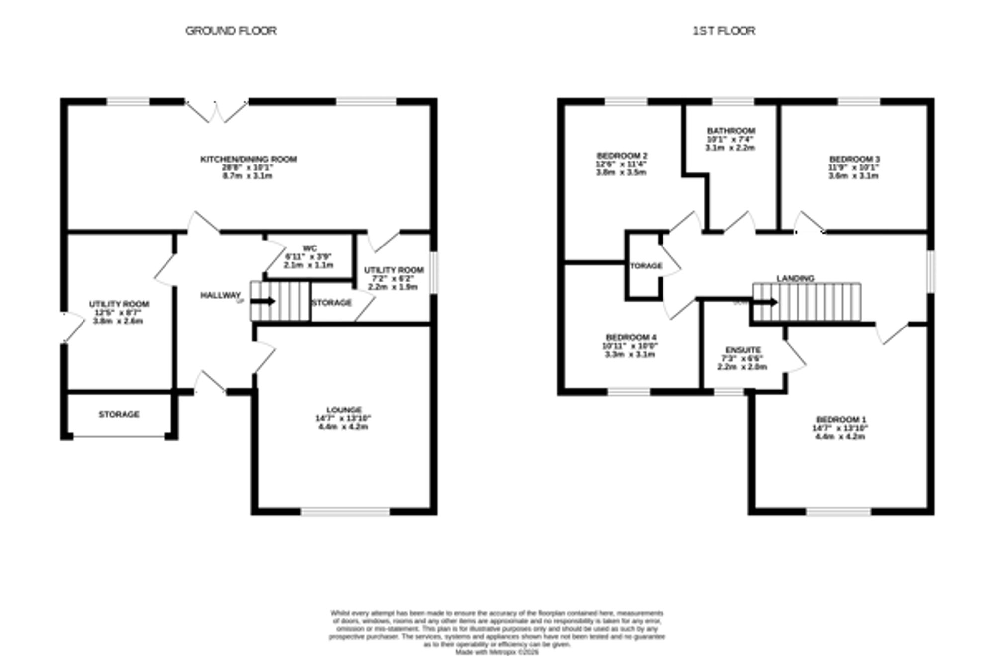 45 Nasmyth Park, East Calder floorplan