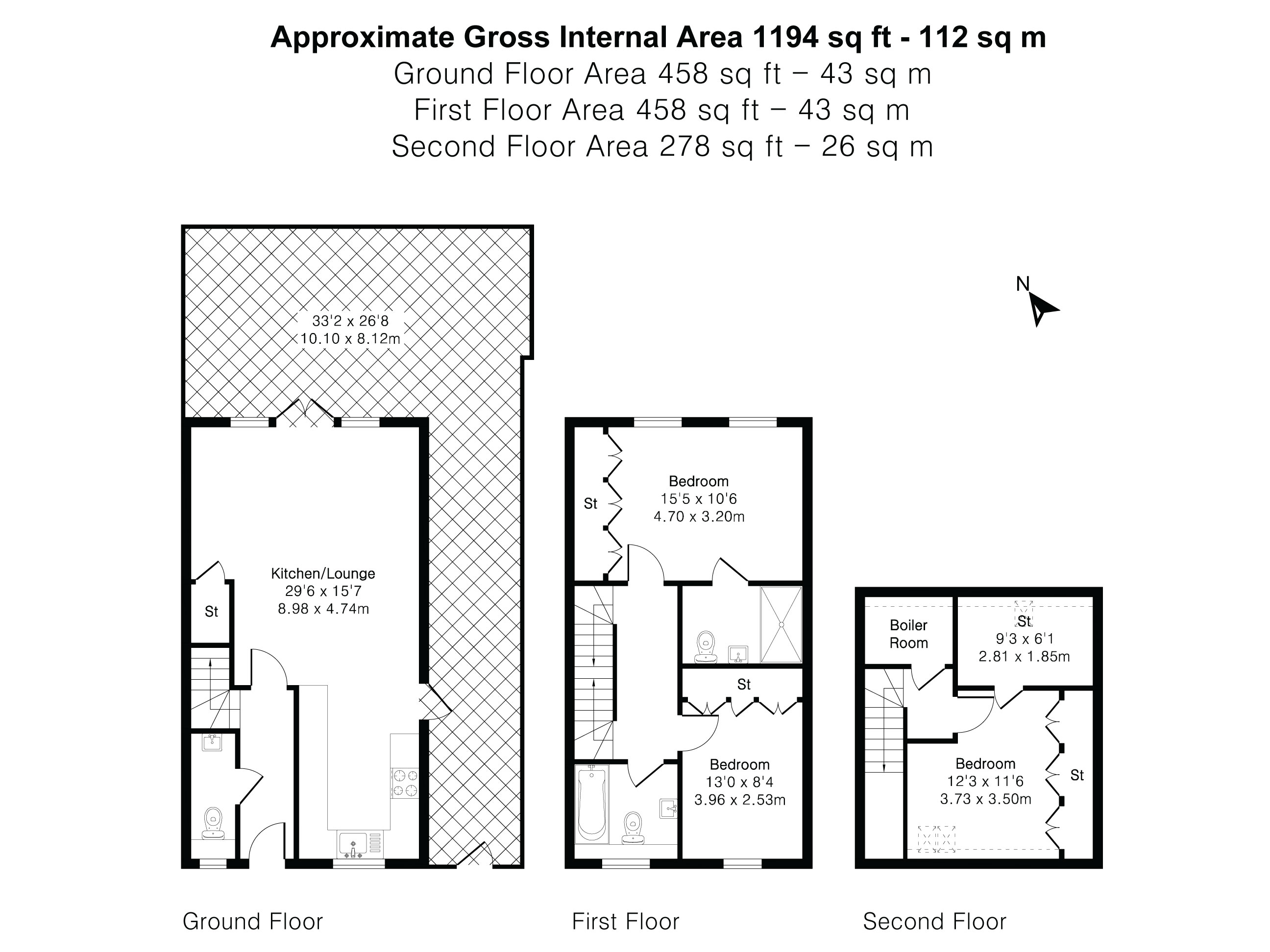 4 Battlers Mews,, Battlers Green Drive, Hertfordshire floorplan