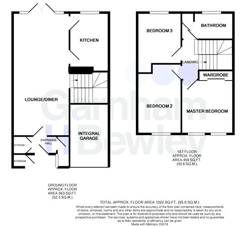 3 Bedrooms Terraced house for sale in Harmans Mead, East Grinstead, West Sussex RH19