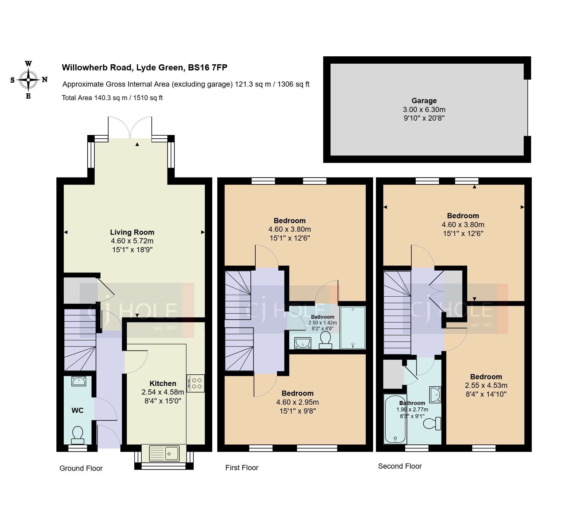 131, Willowherb Road, Bristol floorplan