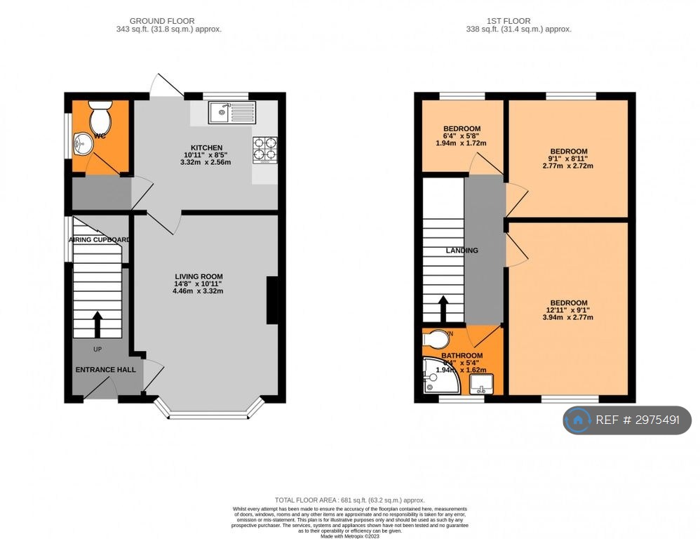 Foxburrows Avenue, Guildford floorplan