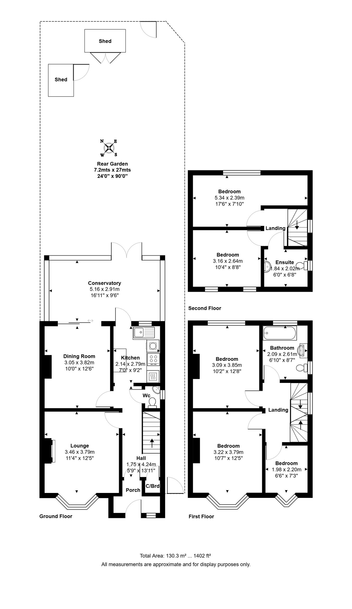 15, Gordon Close, Staines-upon-Thames floorplan