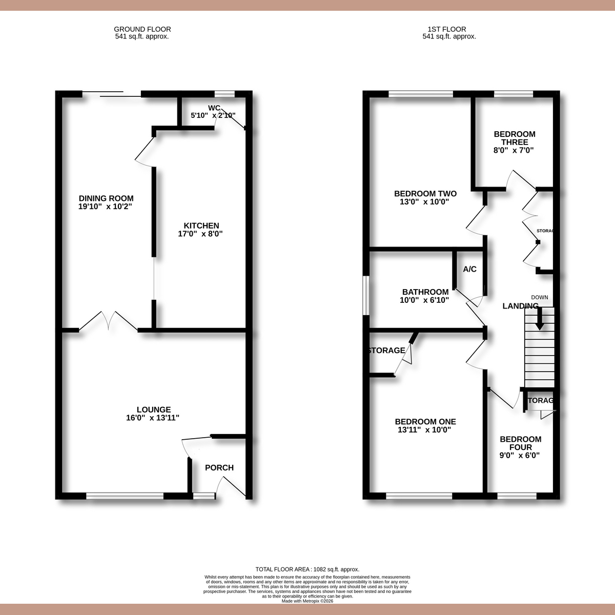 20, Leighton Road, Benfleet floorplan