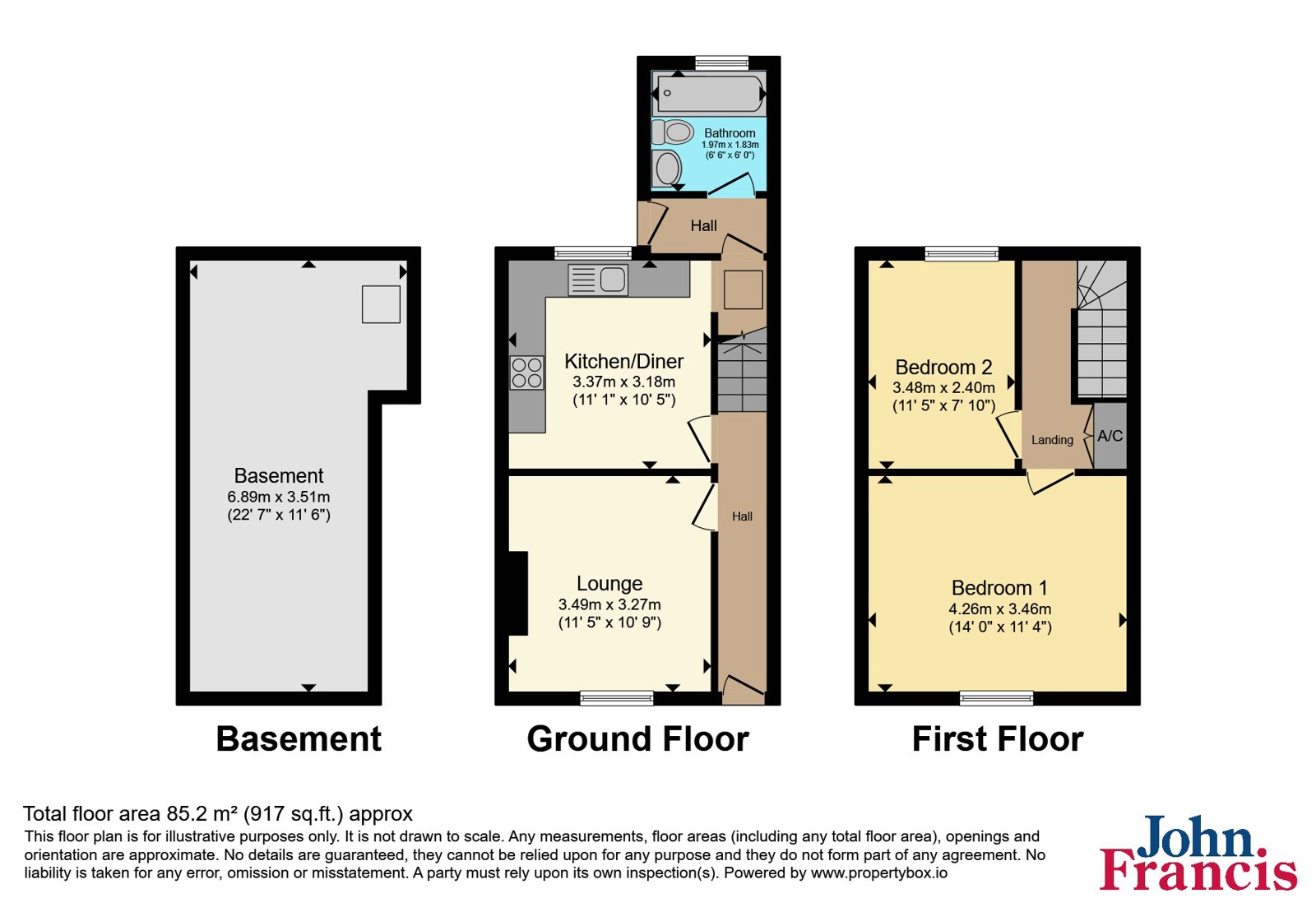 Bryn Terrace, Carmarthenshire floorplan