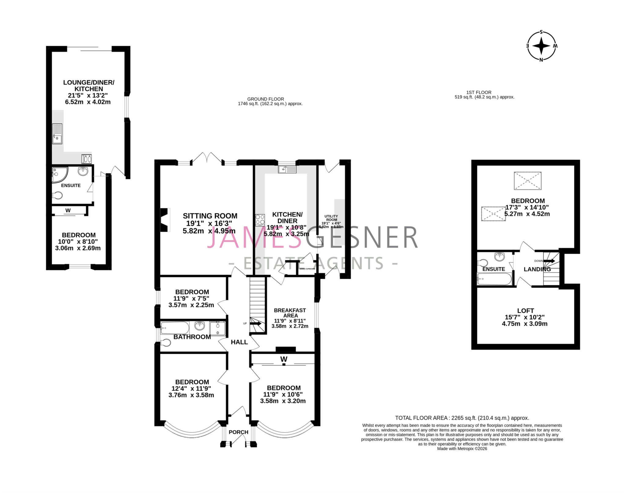Birchwood, High Road, Wallingford floorplan