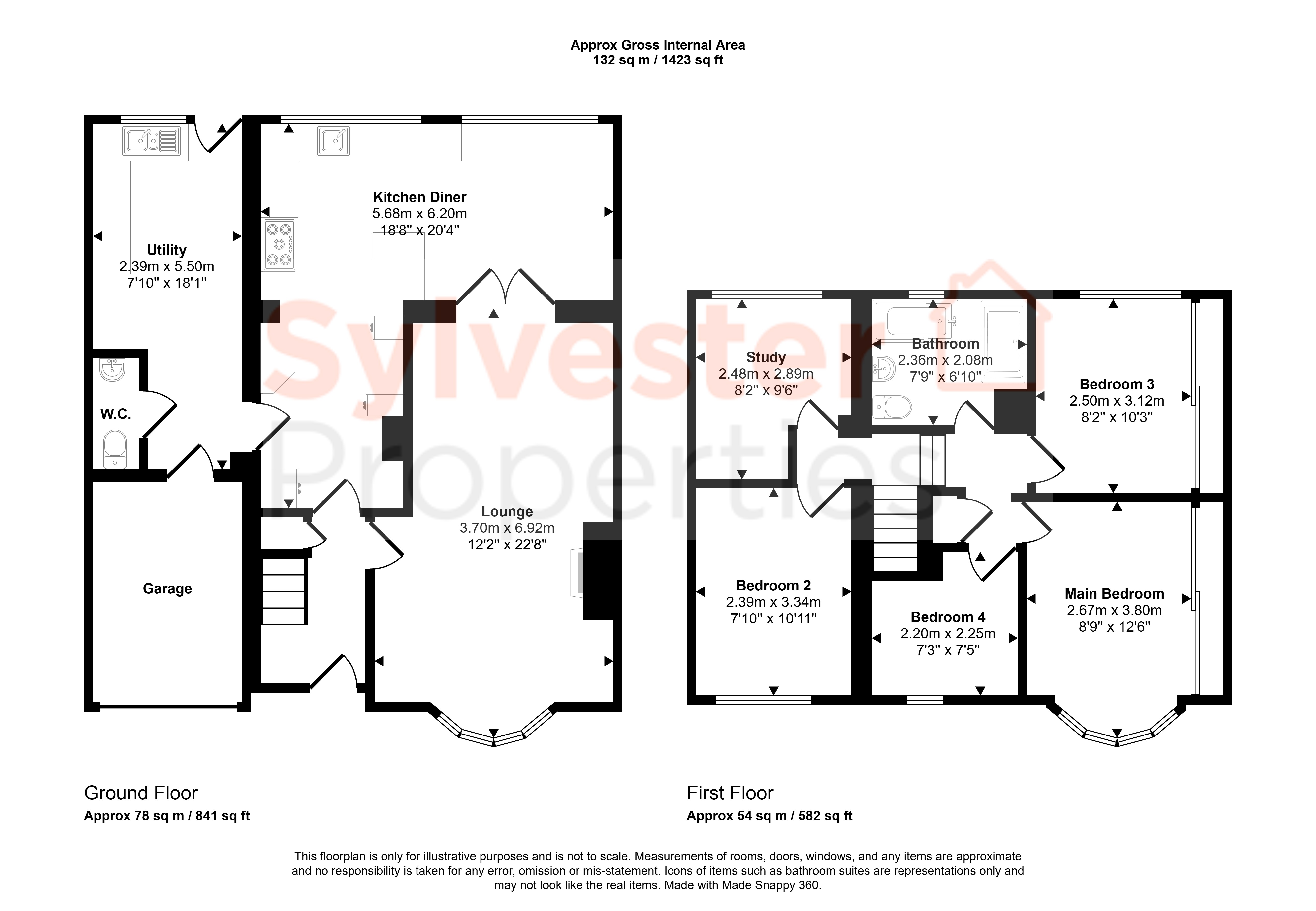 23, Coniscliffe Road, Stanley floorplan