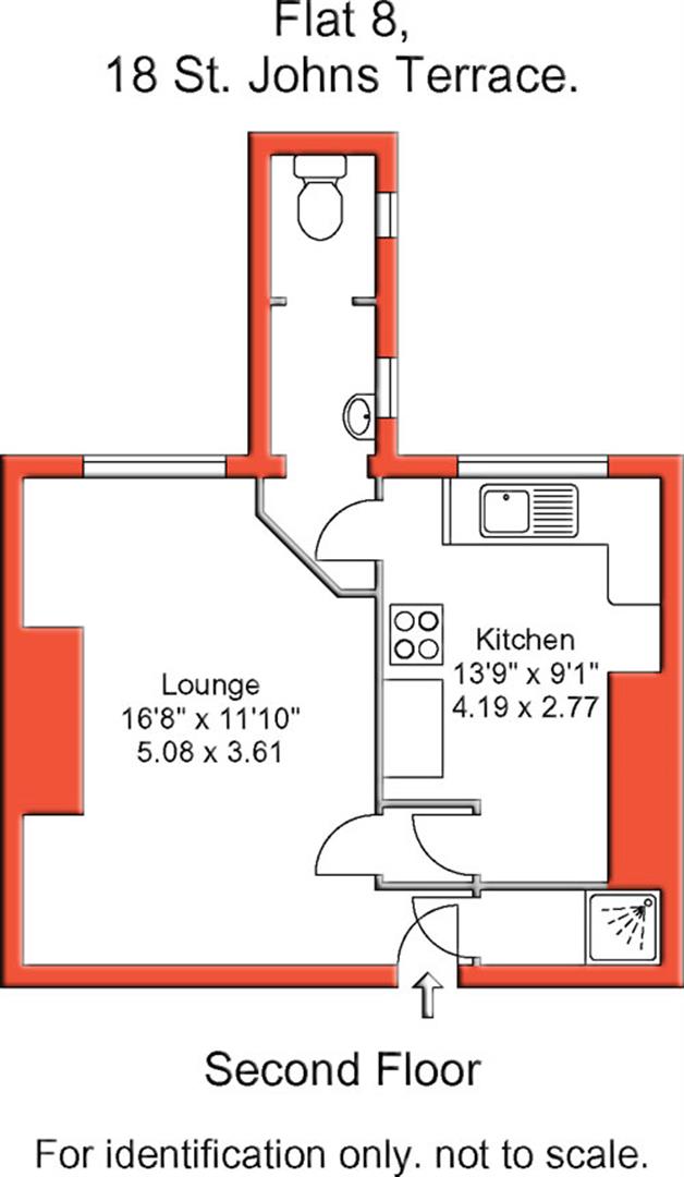 1 Bedrooms  to rent in Flat 8, 18 St Johns Terrace, University LS3