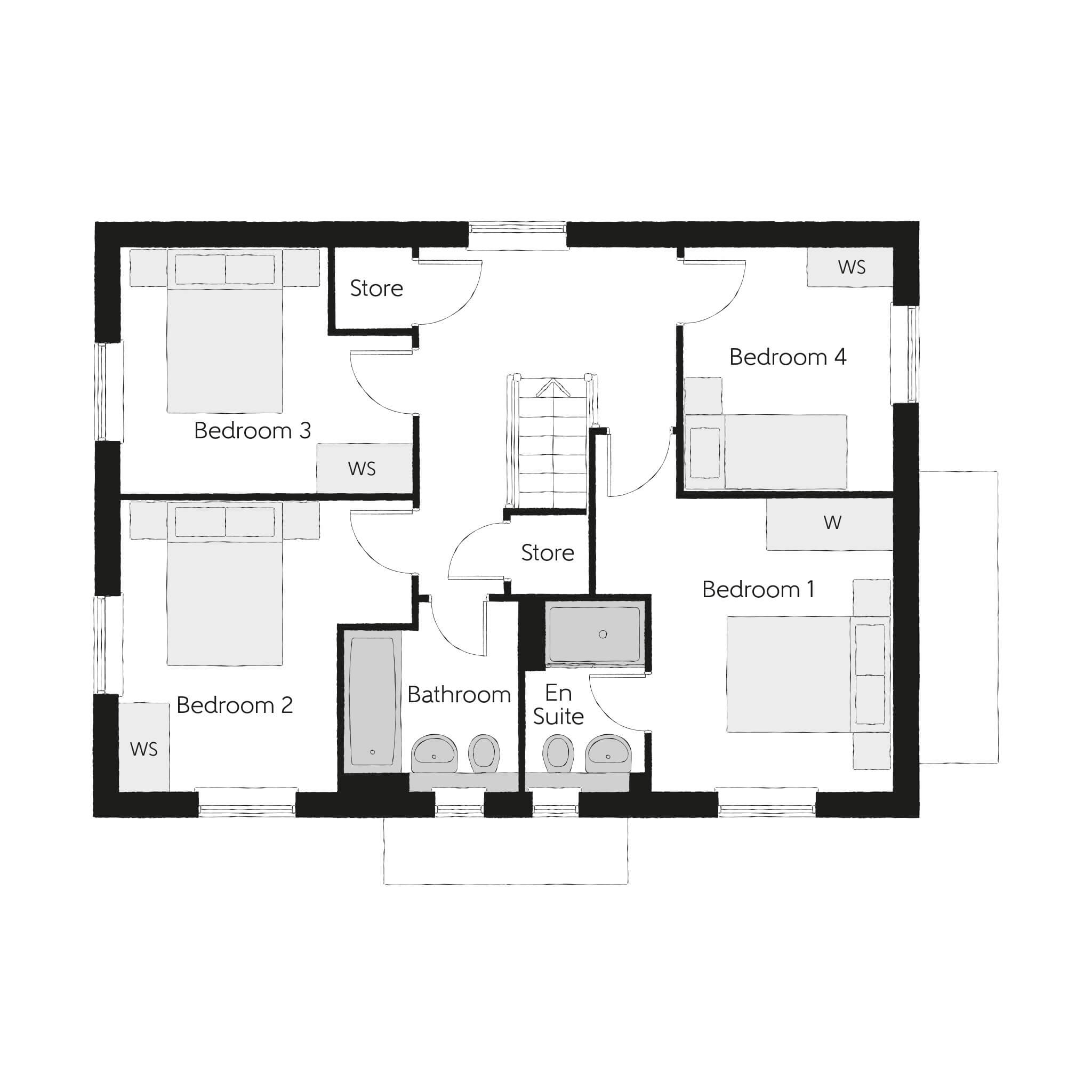 151, 40 Redding Road, Leighton Buzzard floorplan