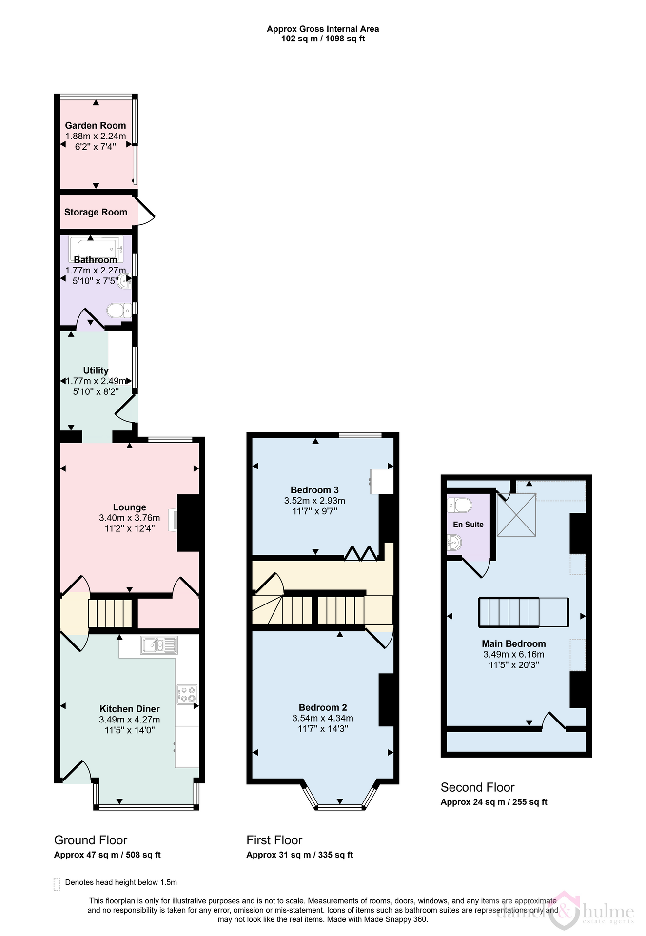 46 Ashbourne Road, Leek floorplan