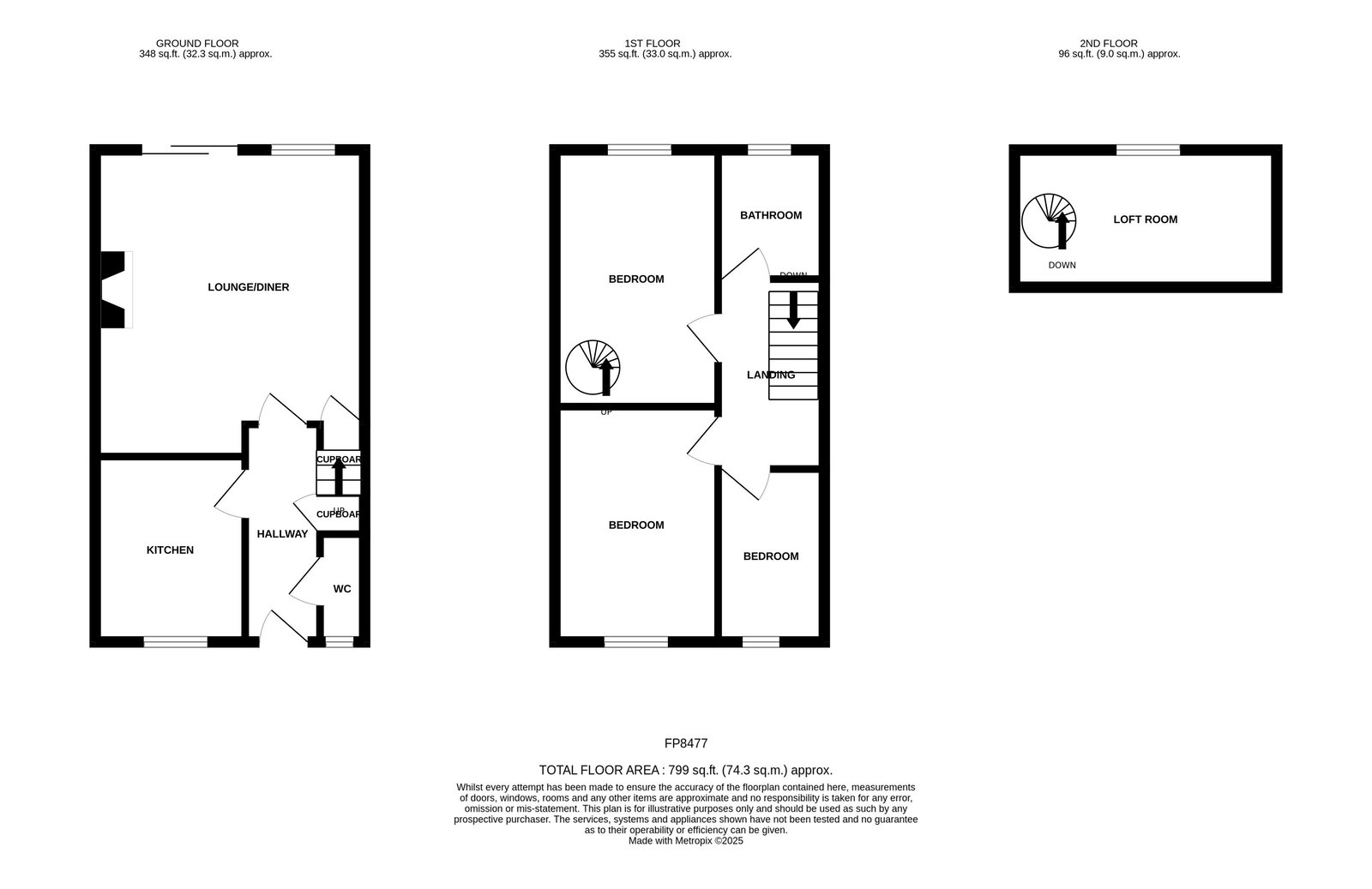 11, Telford Close, Conwy floorplan