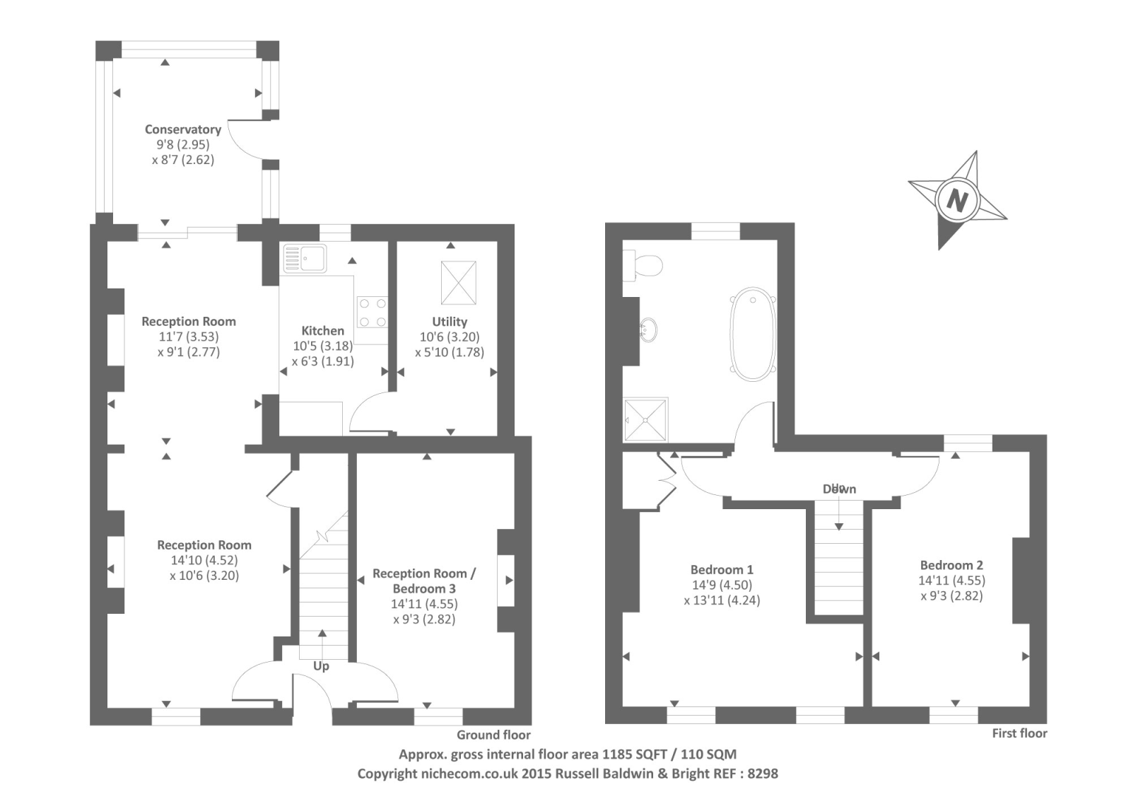 3 Bedrooms Terraced house for sale in Talyllyn, Brecon LD3