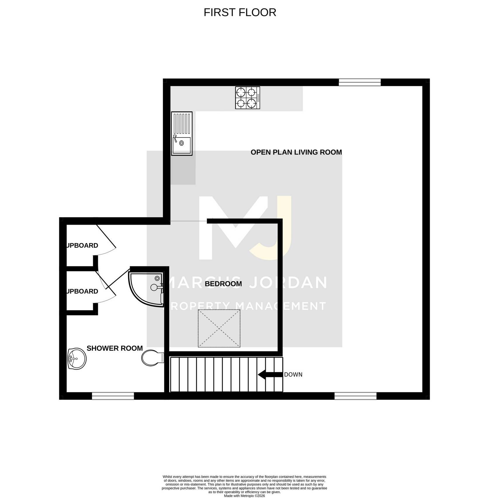 Studio Flat, Lavendon Grange, Olney floorplan
