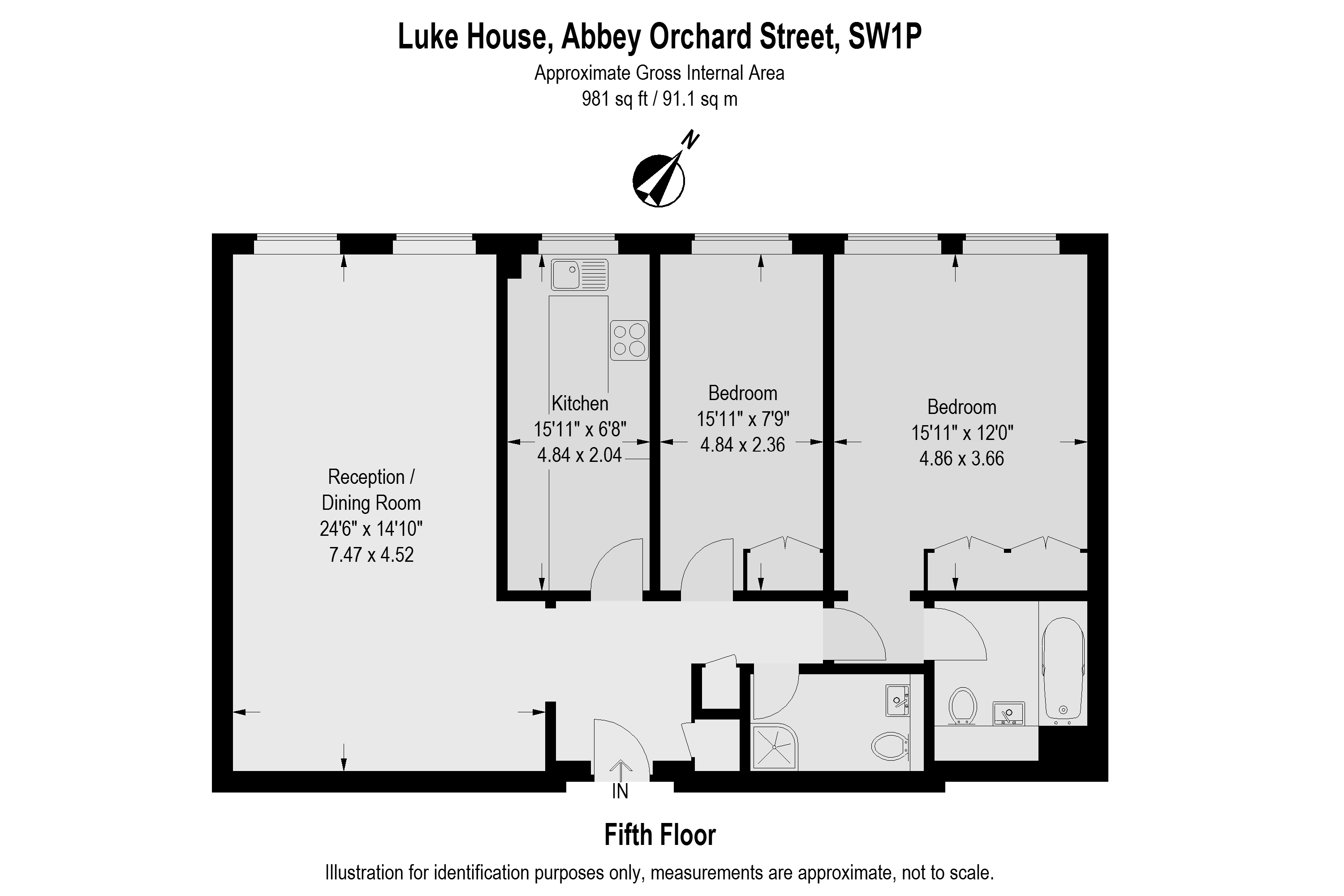 2 Bedrooms Flat to rent in Luke House, 3 Abbey Orchard Street, Westminster SW1P