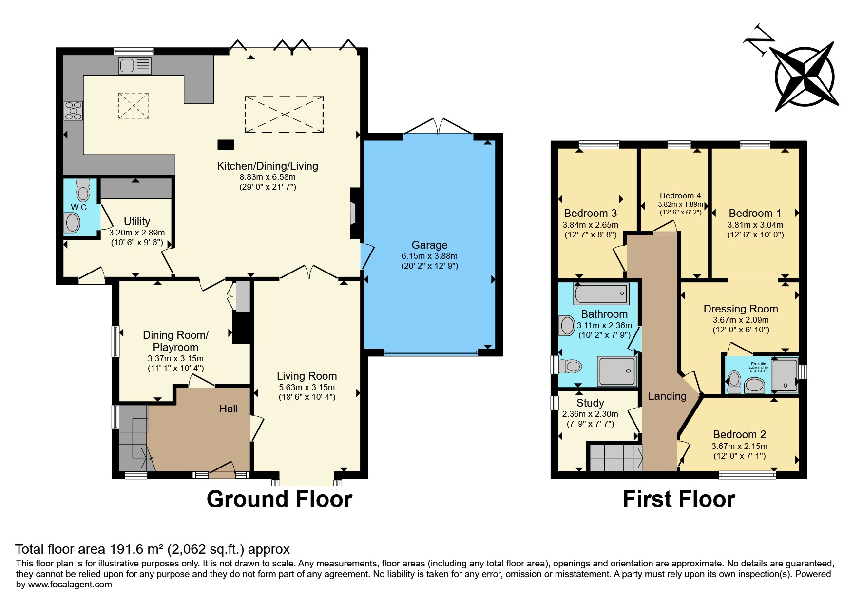 45, Wyvern Avenue, Nottingham floorplan