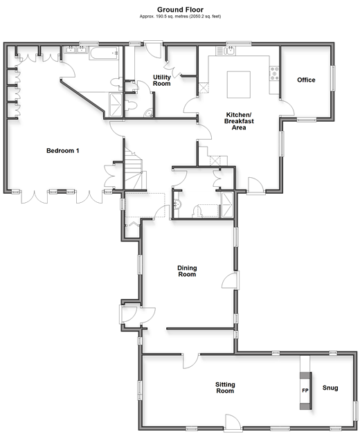 Lane End Road, Bembridge floorplan