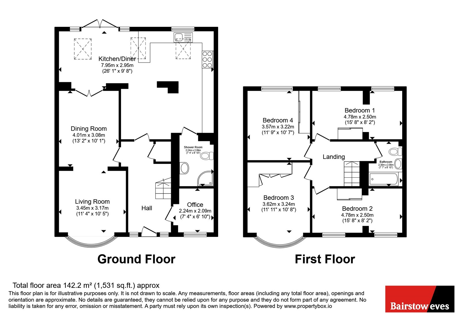6, Cliff Road, Nottingham floorplan