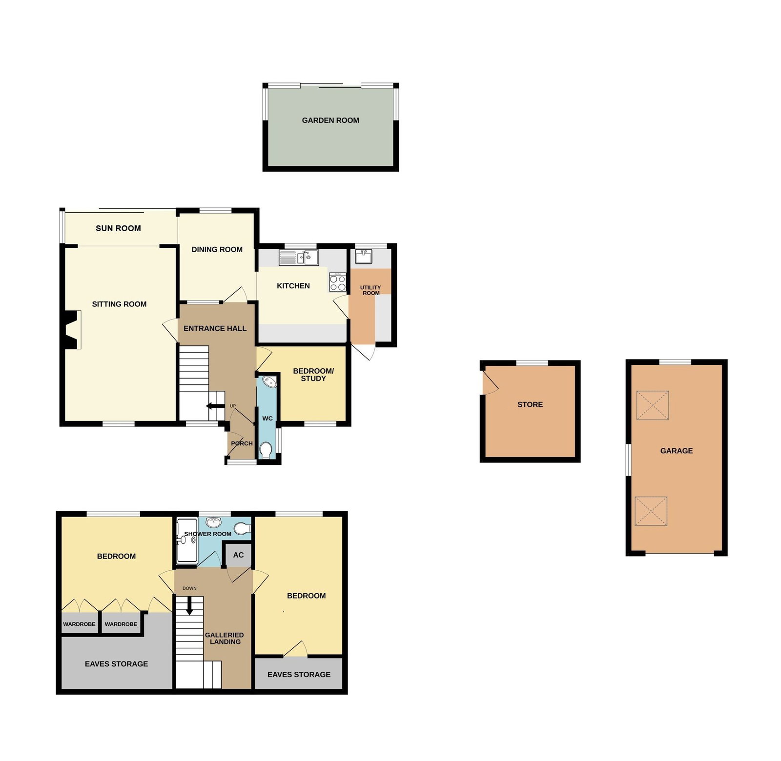 Woodlea, Upperfields, Ledbury floorplan