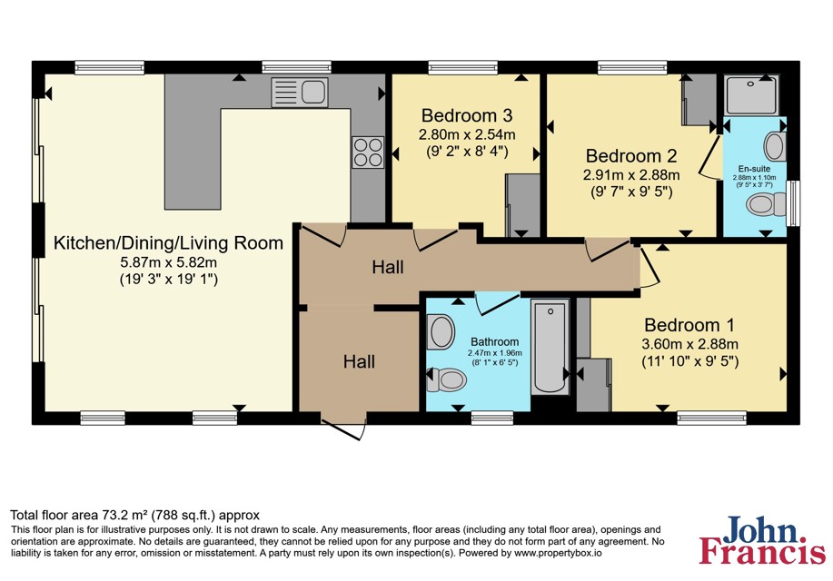 Lodge 56,, Gwalia Falls, Ceredigion floorplan