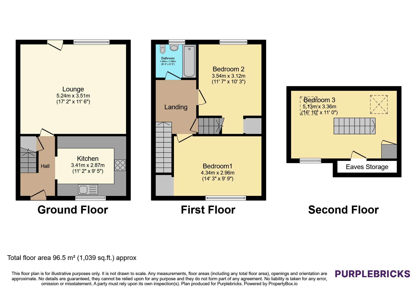 96, Birchfield Road, Waltham Cross floorplan