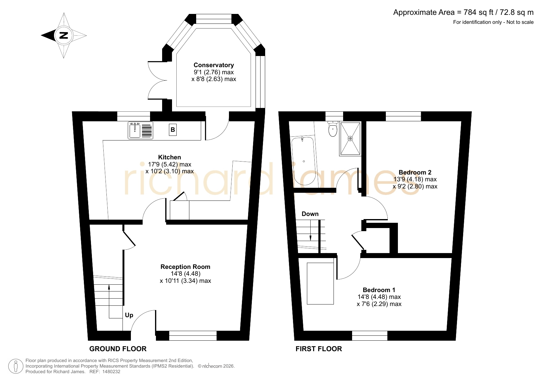 43, Castleton Road, Swindon floorplan