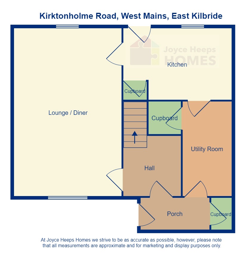 Kirktonholme Road, West Mains, East Kilbride G74, 3 bedroom end terrace