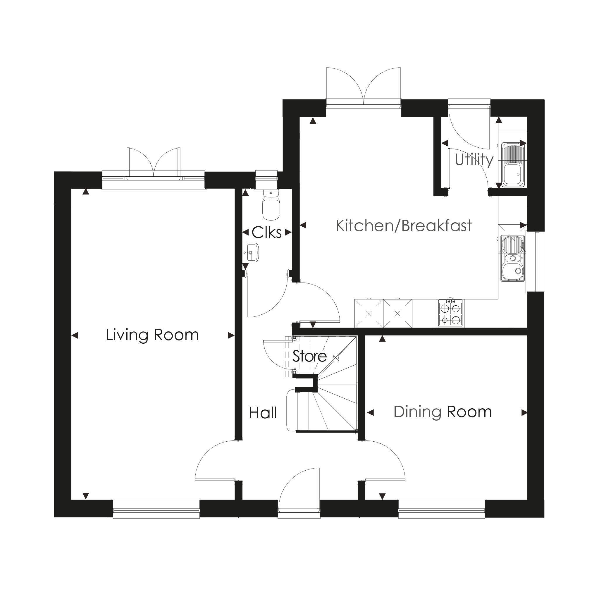 Govilon, Abergavenny floorplan